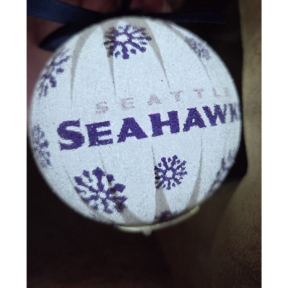 Set of 6 Seattle Seahawks NFL LED Light-Up Christmas Ornaments Tree New Tested - Picture 3 of 10